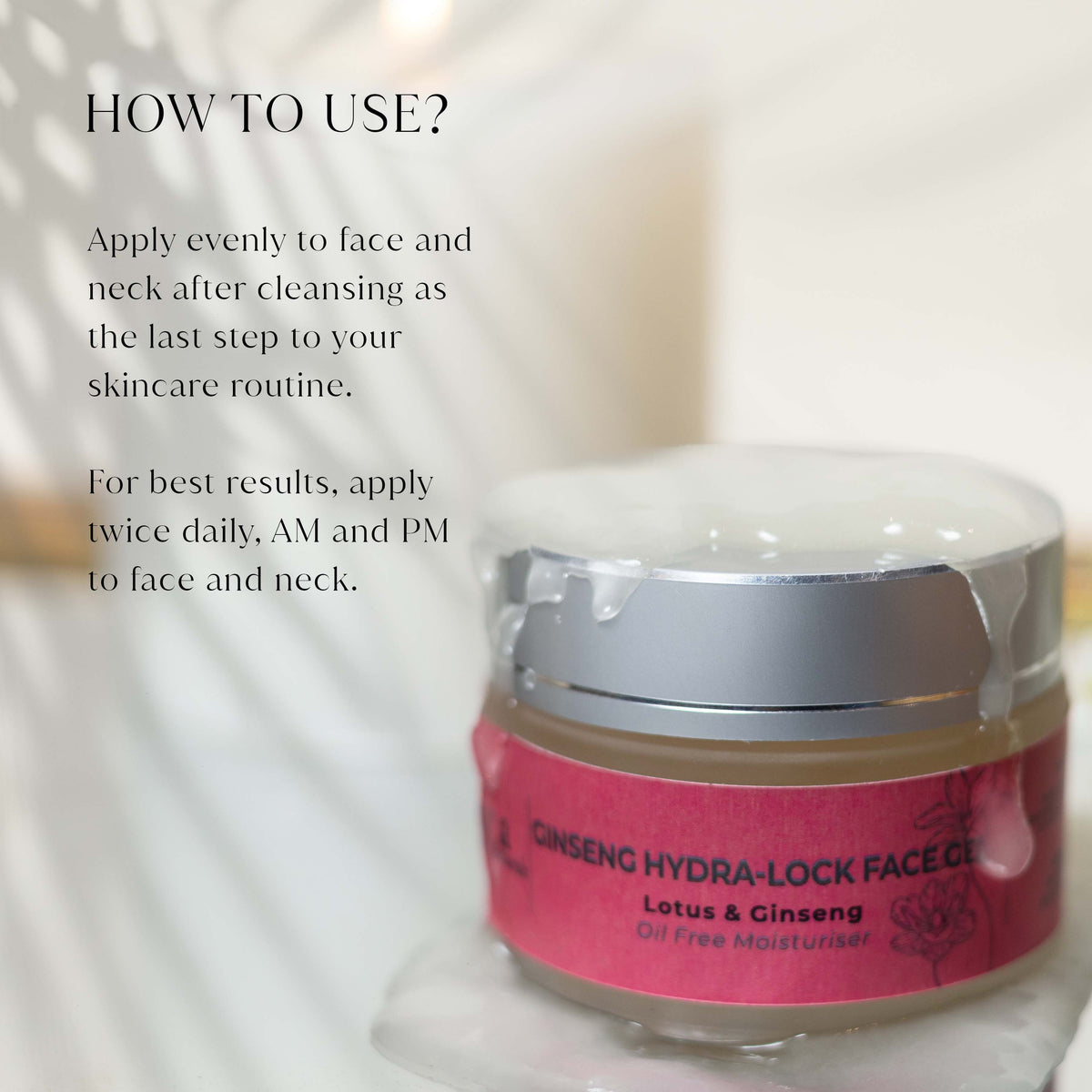 Ginseng Hydra Lock Face Gel